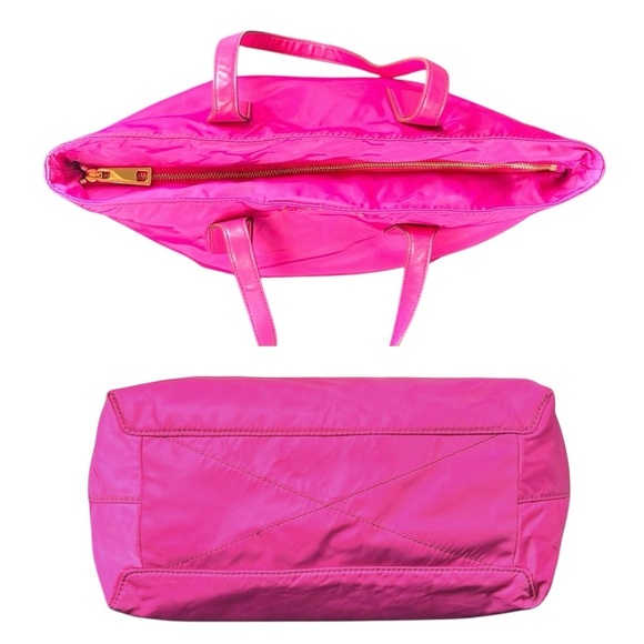 Marc Jacobs Signature Tote, Hot Pink Nylon - Picture 6 of 11